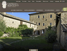 Tablet Screenshot of castellomonticelli.com